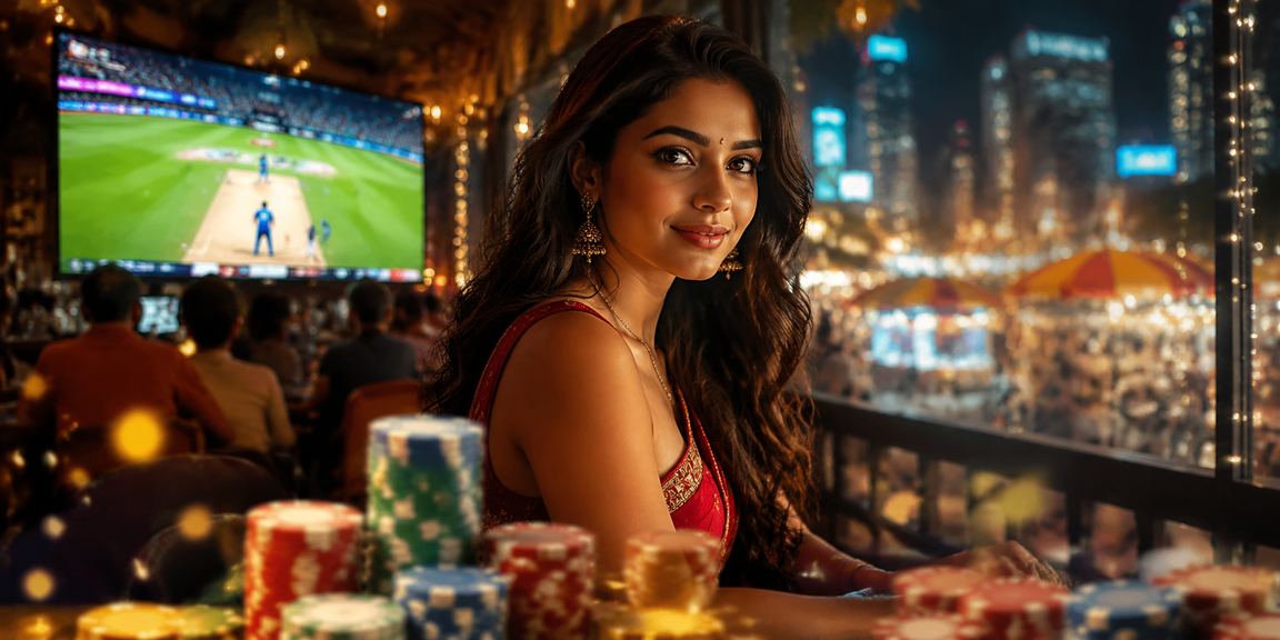 Live casino player placing bet during IPL in Indian market